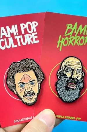 Custom Enamel Pin - BAM! Pop Culture and BAM! Horror Collectible Character Enamel Pins with Backing Cards