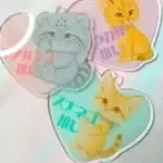 Client review photo of custom acrylic keychain