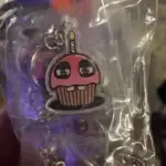 Client review photo of custom acrylic keychain