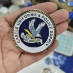 Client review photo of custom challenge coin