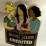Client review photo of custom enamel pin