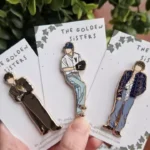 Client review photo of custom enamel pin