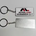 Client review photo of custom key ring
