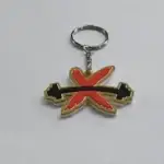 Client review photo of custom PVC keychain